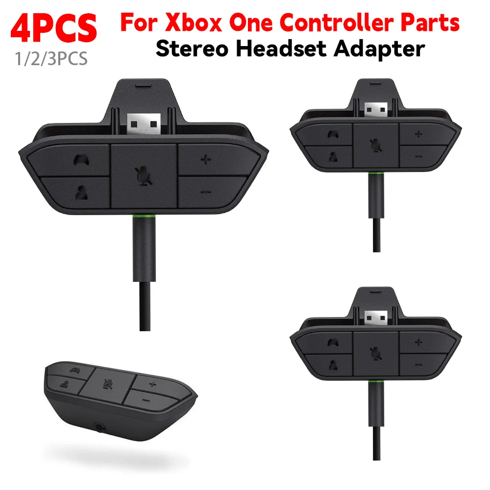 Gaming Headphone Accessories - Adaptador de auriculares estéreo para Xbox