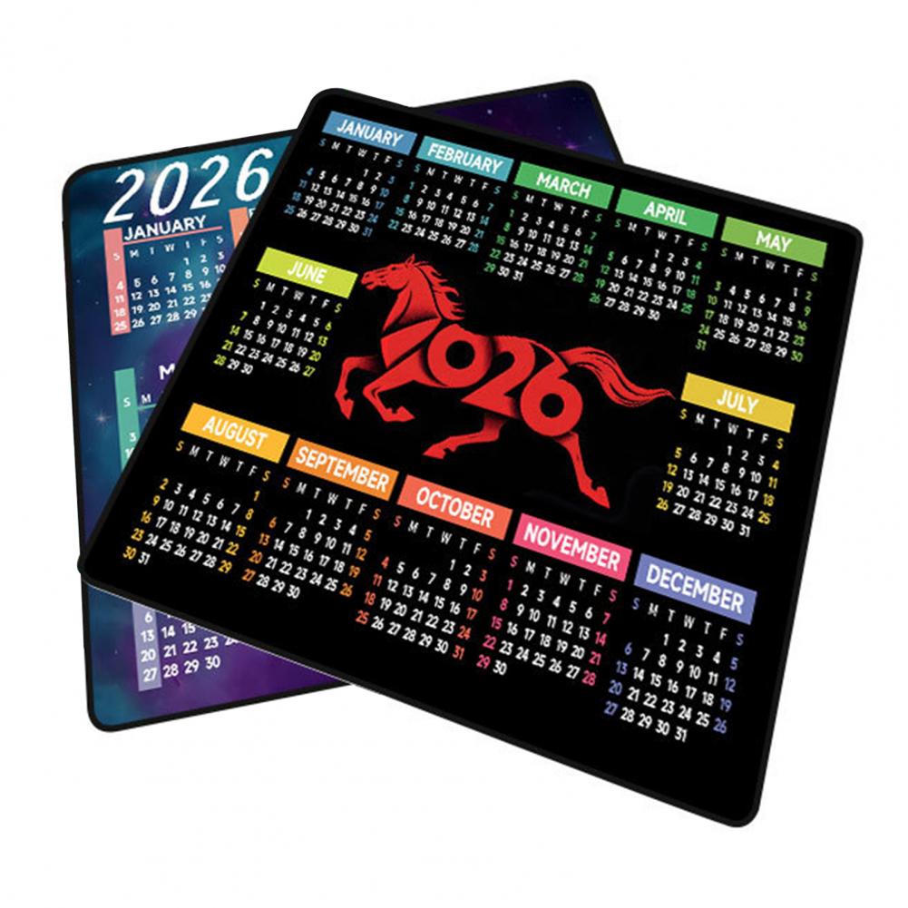 Gaming Accessories For Gaming Desk - Alfombrilla de ratón con calendario 2026,