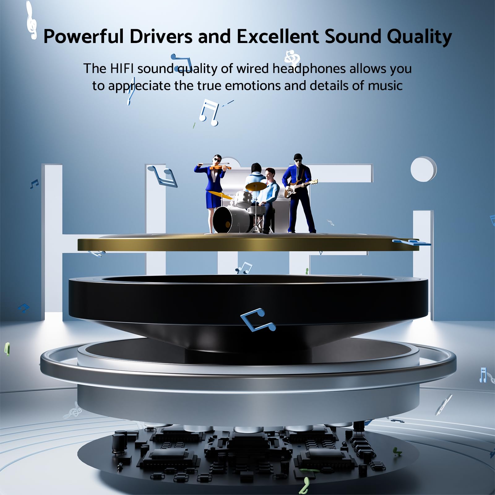 Auriculares envolventes HiFi,  - Gaming Headphone Accessories reseña y precio
