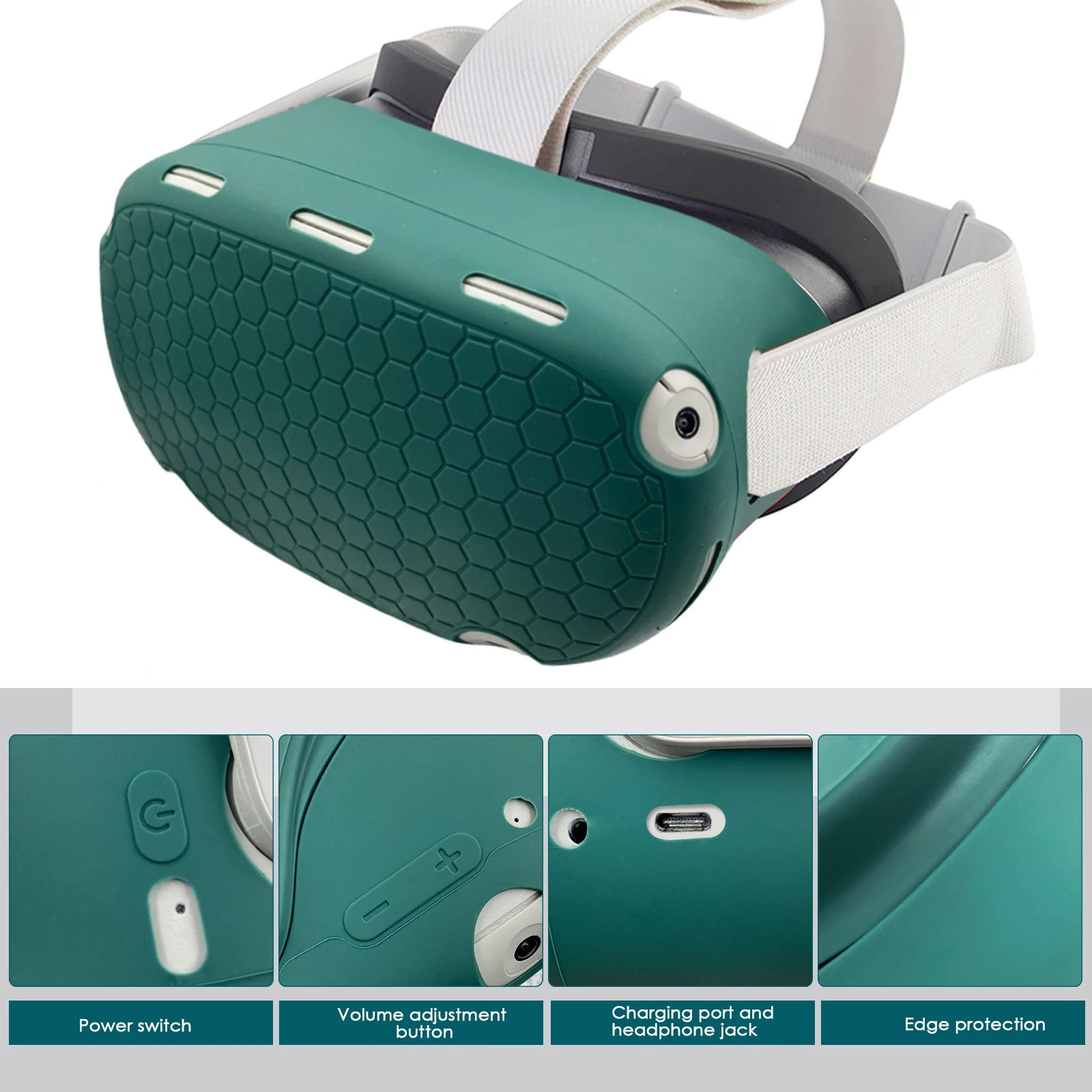 Funda protectora de silicona p - Gaming Headphone Accessories reseña y precio
