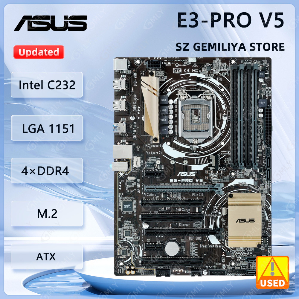 Placa base Asus E3-PRO V5 LGA  - Intel Cpu Core I5 reseña y precio
