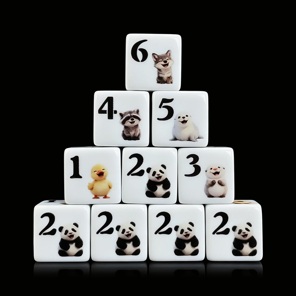 12 dados acrílicos D6 de 16 mm - Gaming Accessories Cute reseña y precio
