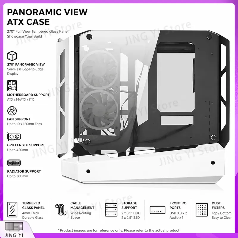 Caja de PC para juegos mATX, c - Gaming Hardware And Accessories reseña y precio